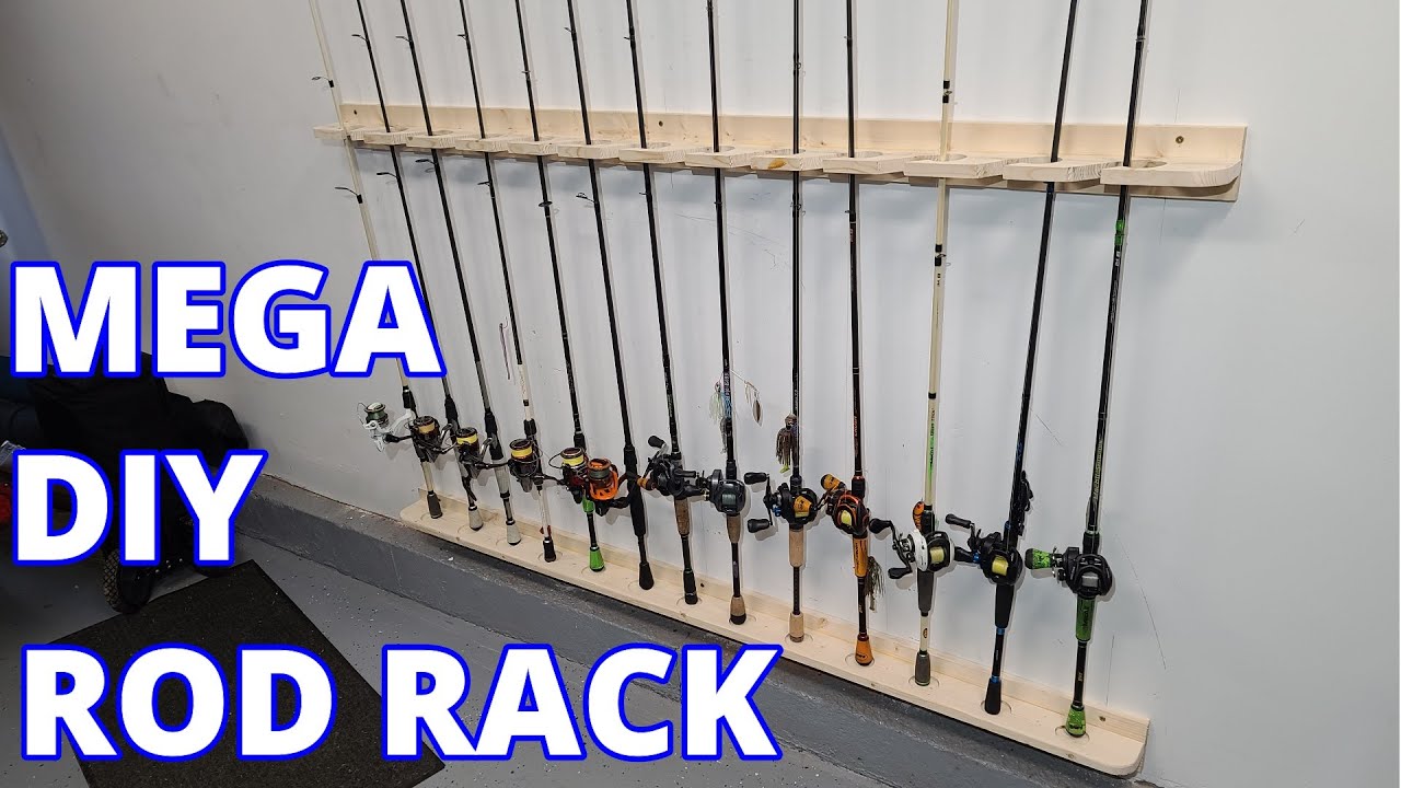 How to Build a Fishing Rod Stand