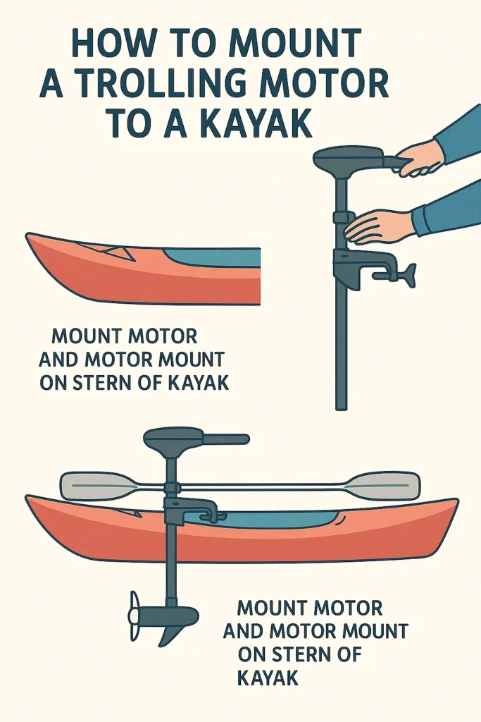How to Mount a Trolling Motor to a Kayak